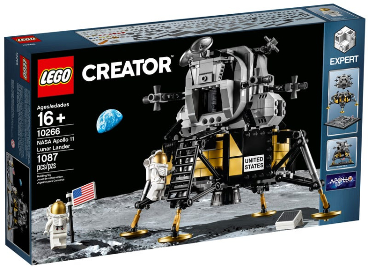 10266 nasa apollo 11 lunar lander lego creator comprar