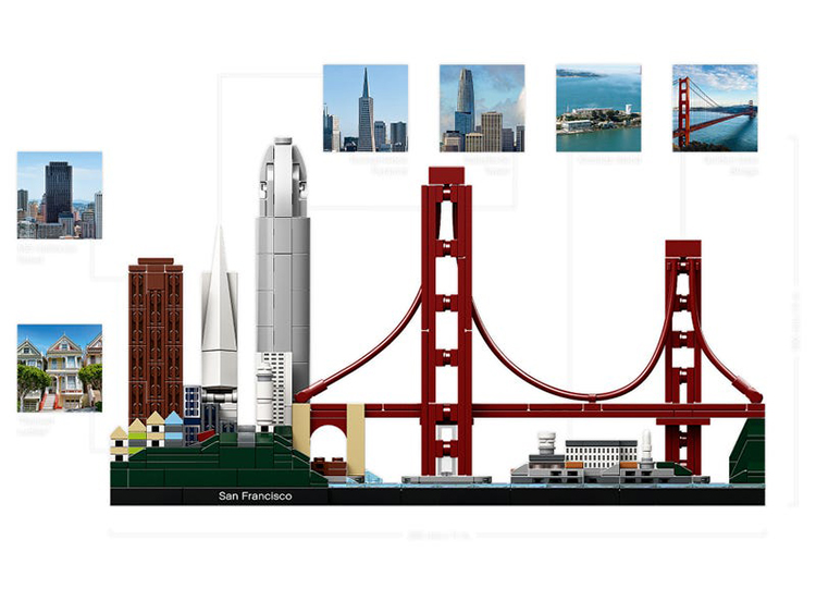 21043 San Francisco Lego Architecture construccion completa