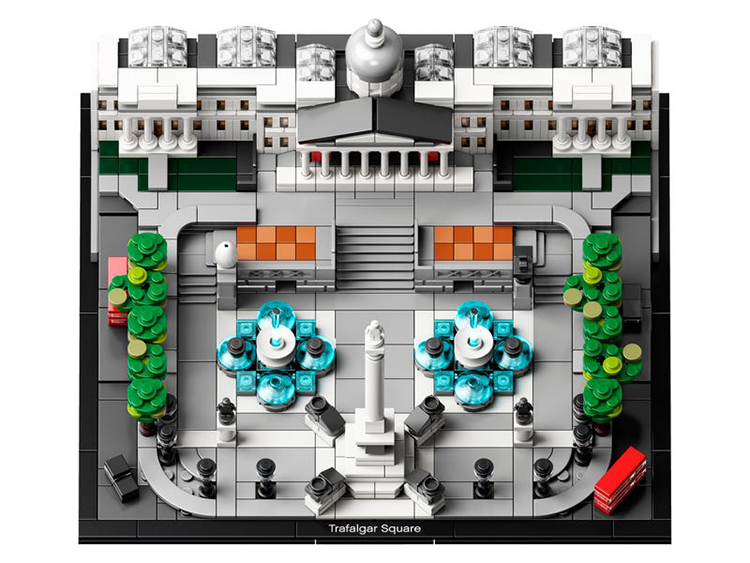 21045 Trafalgar Square Lego Architecture construccion