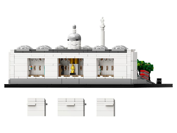 21045 Trafalgar Square Lego Architecture montaje