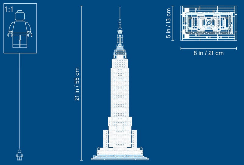 21046 Empire State Building plano
