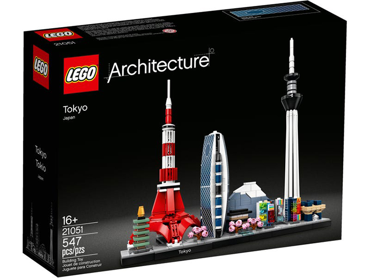 21051 Tokio Lego Architecture unboxing