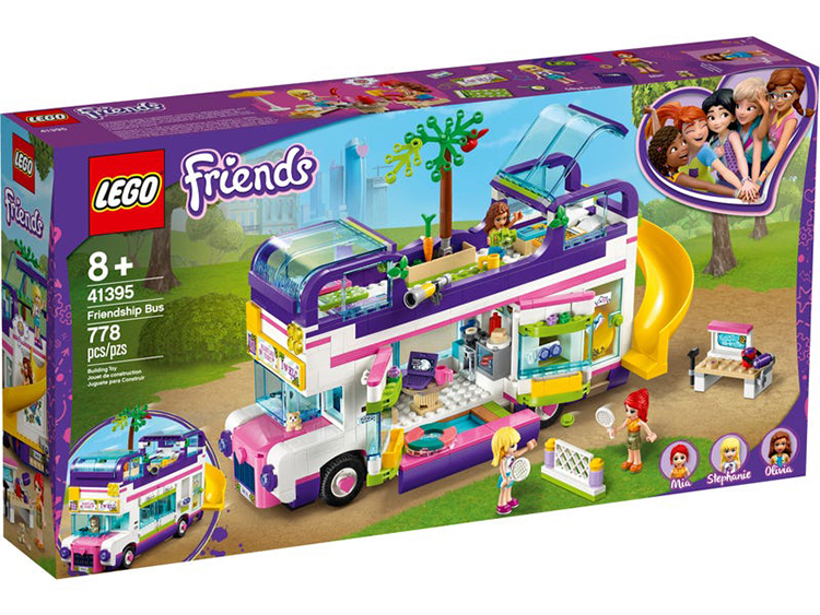 41395 Bus de la amistad lego friends caja trasera
