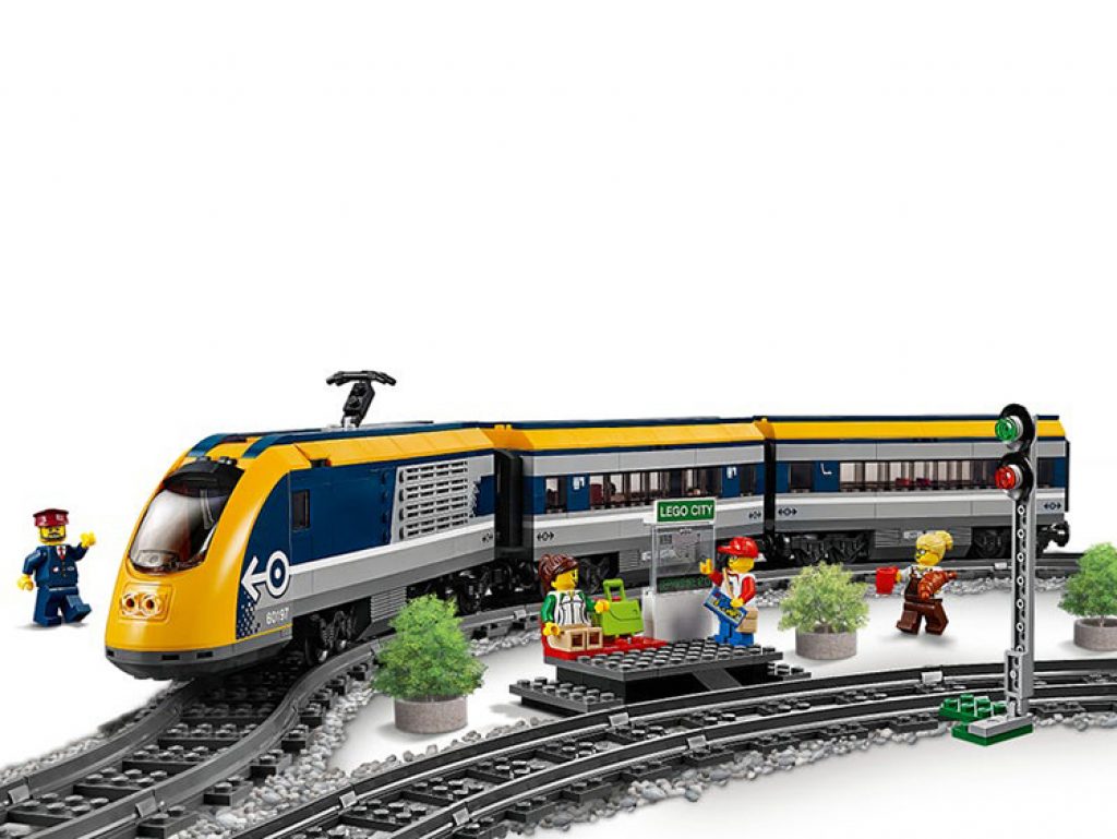 60197 Tren de pasajeros Lego City montaje