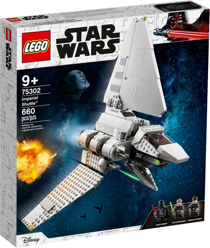 75302 Lanzadera Imperial Lego Star Wars caja