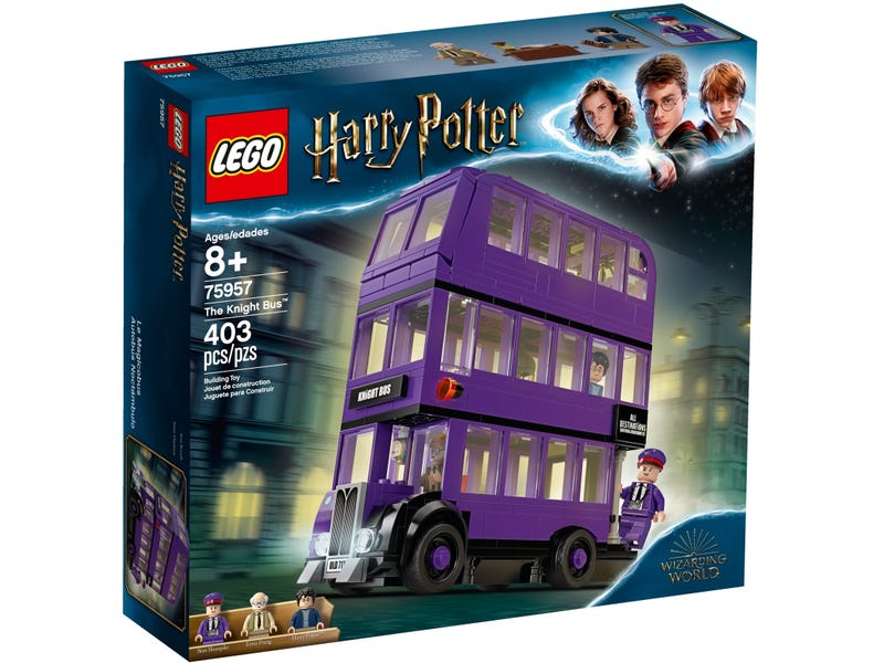 75957 Autobus Noctambulo Lego Harry Potter unboxing