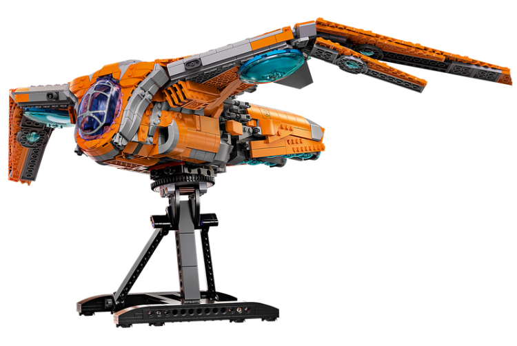 76193 nave de los guardianes de la galaxia lego marvel modelo completo
