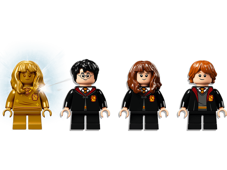 76387 Hogwarts Encuentro con Fluffy Lego Harry Potter minifiguras