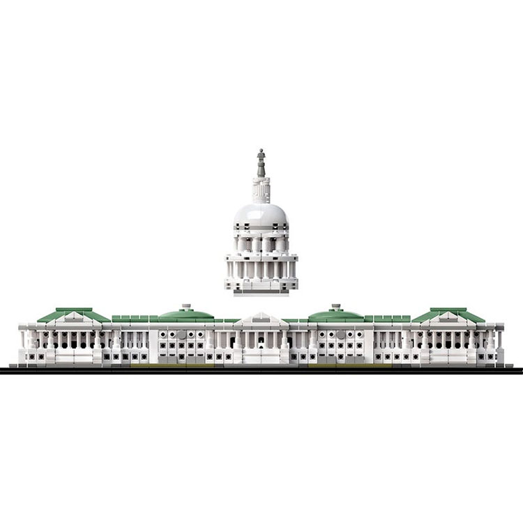 21030 Edificio del capitolio de Estados Unidos Lego Architecture construccion