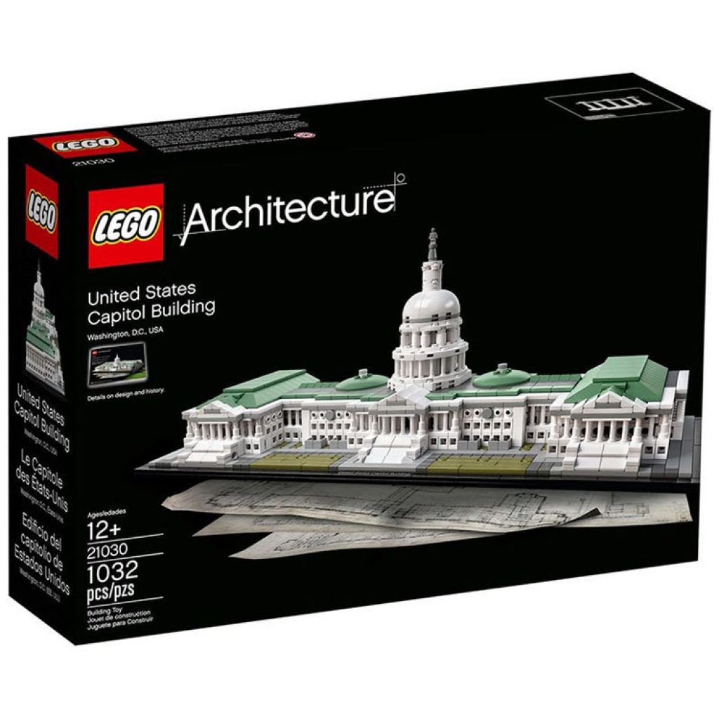 21030 Edificio del capitolio de Estados Unidos Lego Architecture unboxing