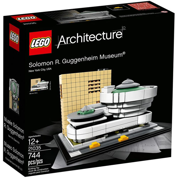 21035 Museo Solomon R. Guggenheim Lego Architecture unboxing