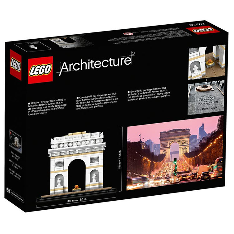 21036 Arco del Triunfo Lego Architecture caja