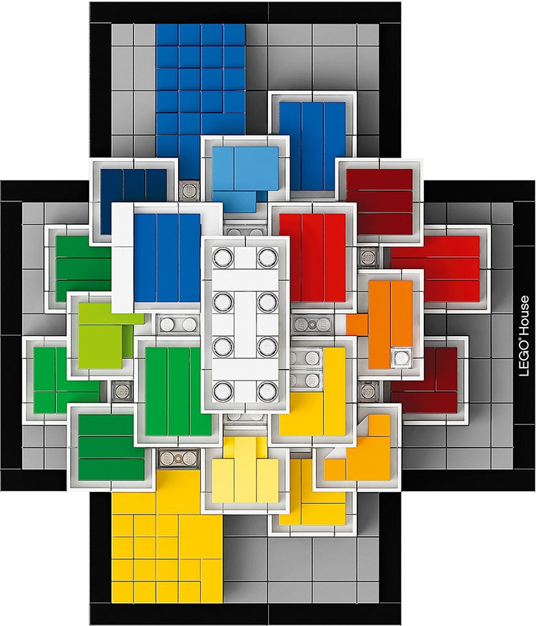 21037 Casa Lego Lego Architecture set completo