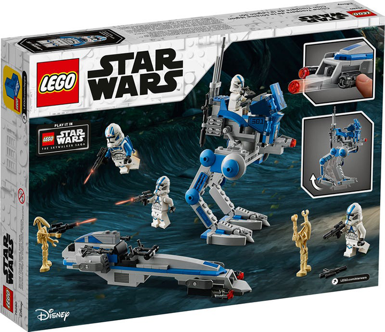 75280 Soldados Clon de la Legión 501 Lego Star Wars caja