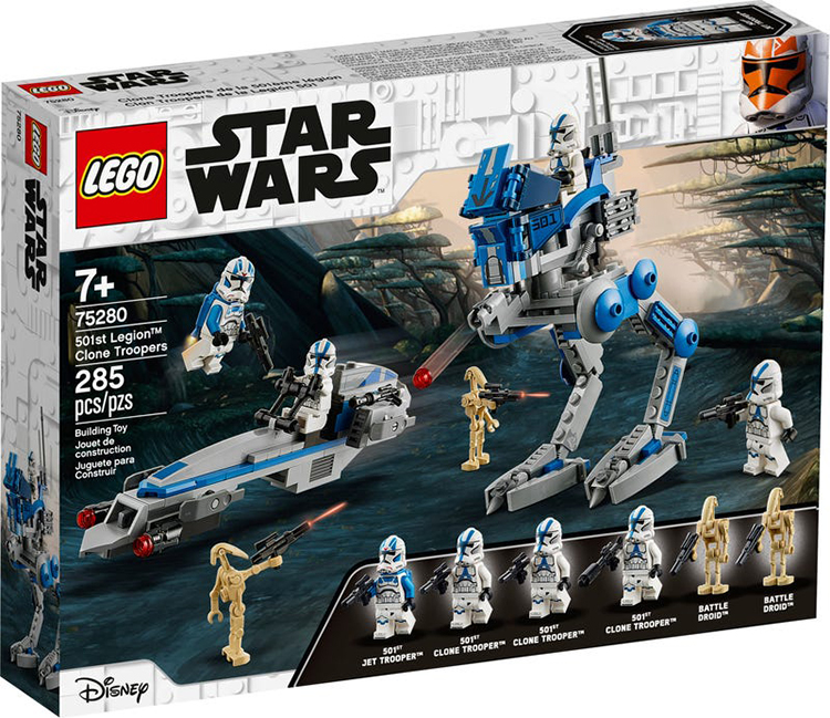 75280 Soldados Clon de la Legión 501 Lego Star Wars unboxing