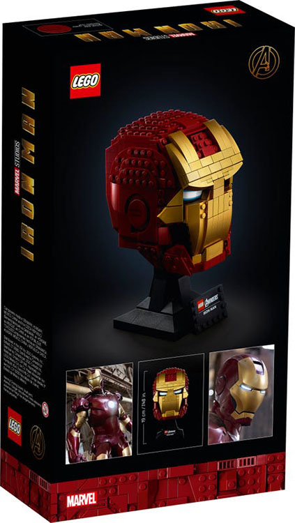 76165 Casco de Iron Man Lego Marvel caja