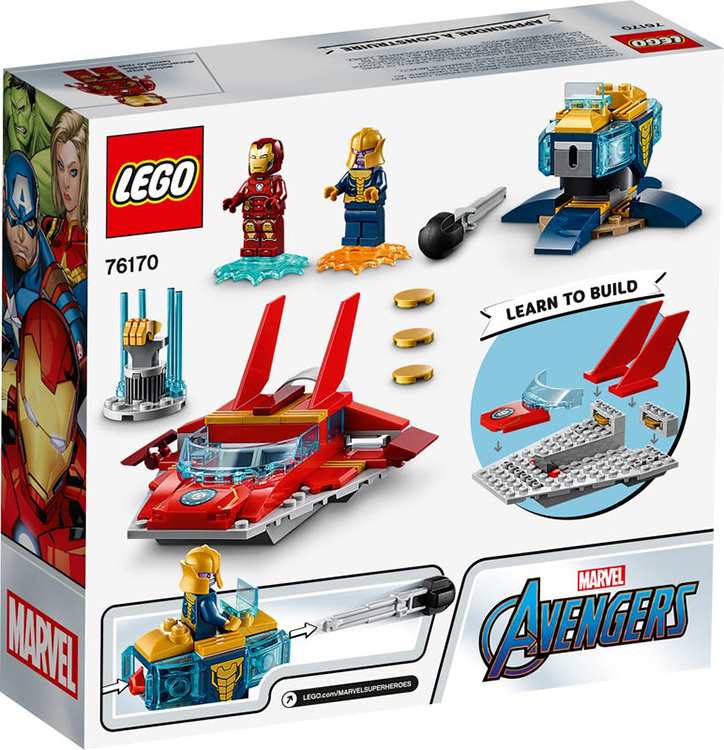 76170 Iron Man vs. Thanos Lego Marvel caja