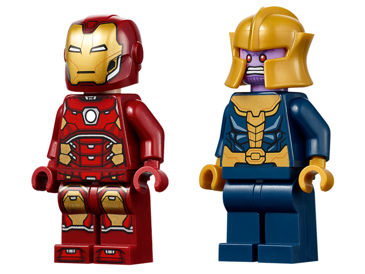 76170 Iron Man vs. Thanos Lego Marvel minifiguras