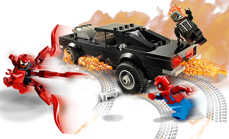 76173 Spider-Man y el Motorista Fantasma vs. Carnage caja