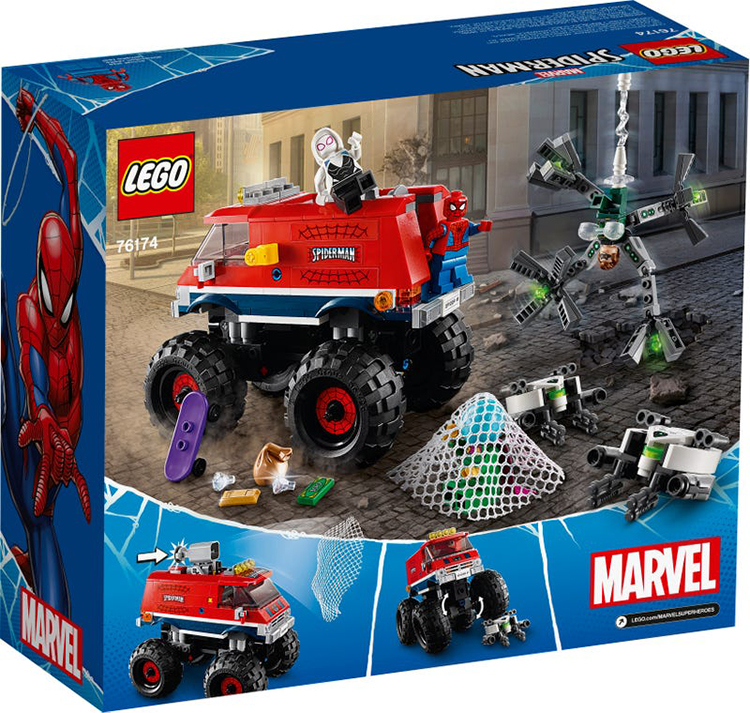 76174 Monster Truck de Spider-Man vs. Mysterio Lego Marvel caja