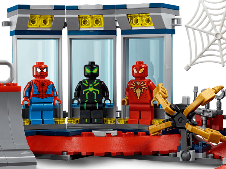 76175 Ataque a la Guarida Aracnida Lego Marvel minifiguras