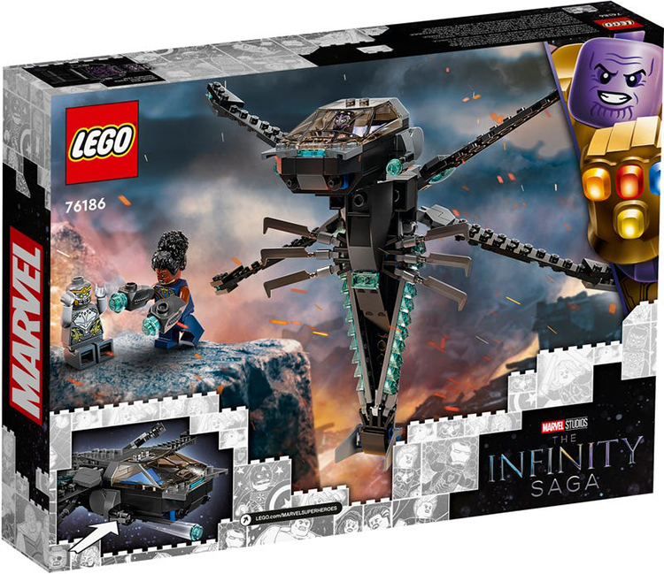 76186 Dragon Flyer de Black Panther Lego Marvel caja