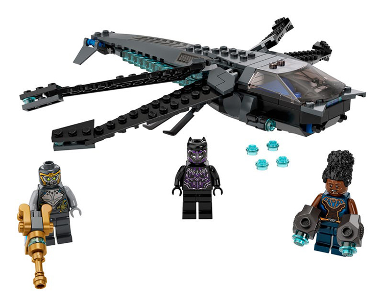 76186 Dragon Flyer de Black Panther Lego Marvel figuras