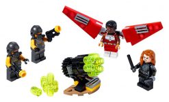 40418 Union de Falcon y Viuda Negra Lego Marvel instrucciones