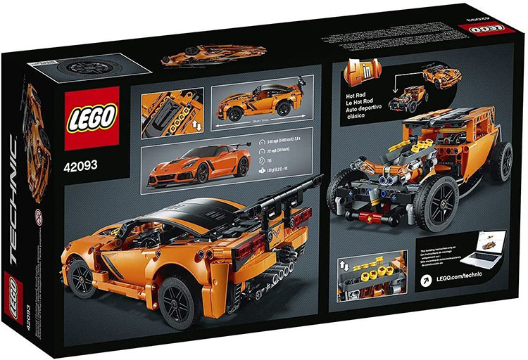 42093 Chevrolet Corvette ZR1 Lego Technic caja