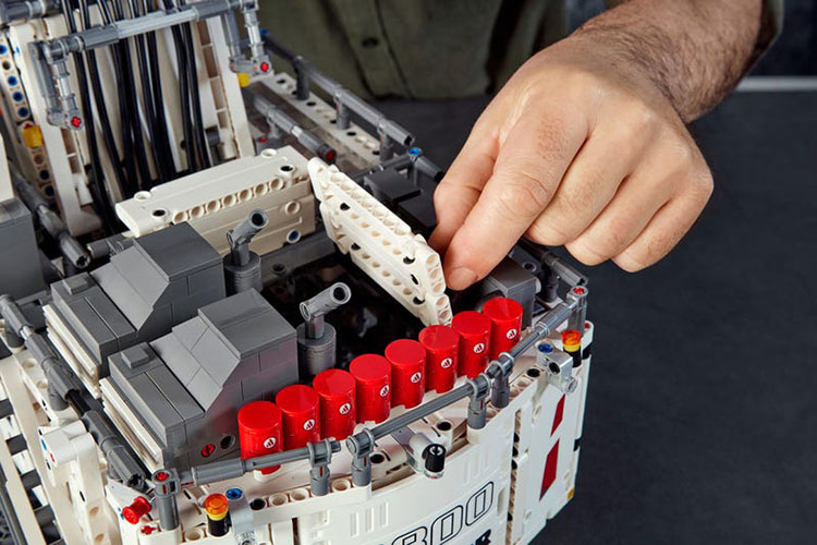 42100 Excavadora Liebherr R 9800 Lego Technic instrucciones