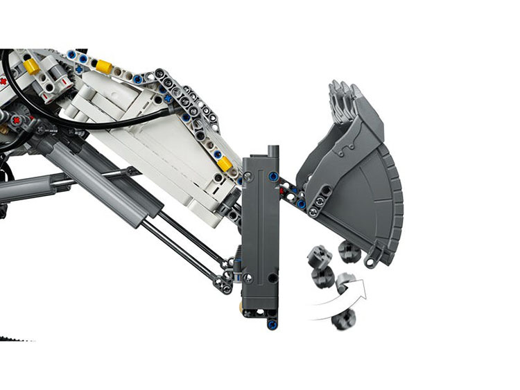 42100 Excavadora Liebherr R 9800 Lego Technic review completa