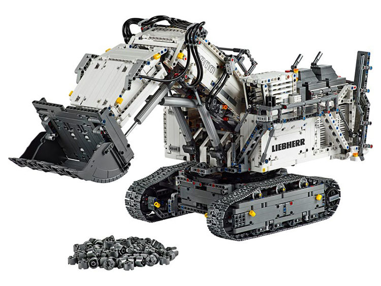 42100 Excavadora Liebherr R 9800 Lego Technic set completo