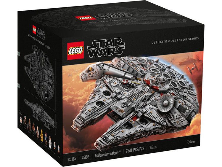 75192 Millennium Falcon Lego Star Wars caja