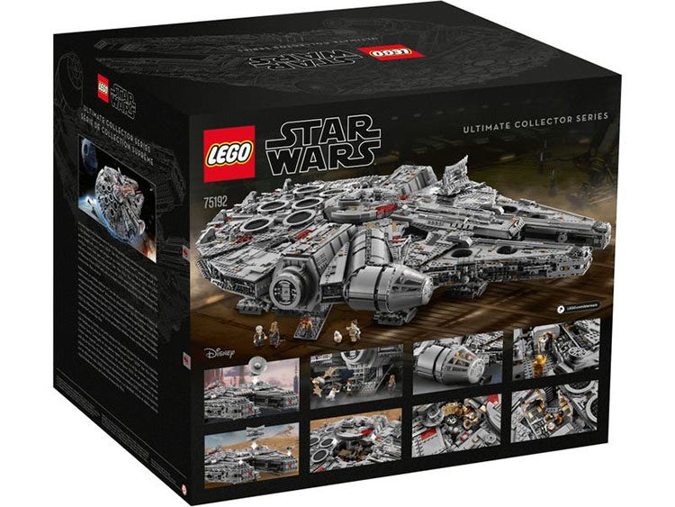 75192 Millennium Falcon Lego Star Wars unboxing