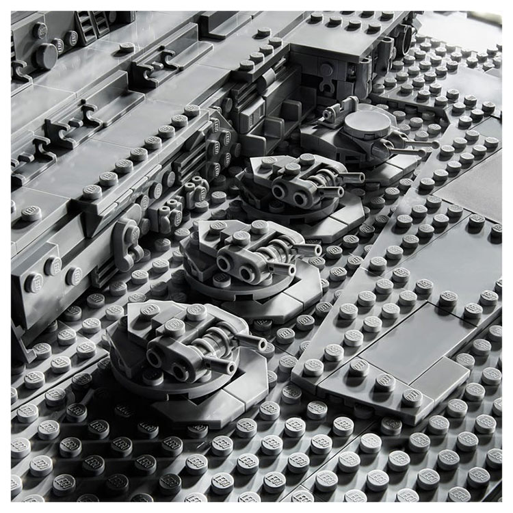 75252 Destructor Estelar Imperial Lego Star Wars montaje