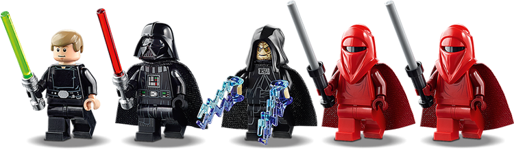 75291 Duelo Final en la Estrella de la Muerte Lego Star Wars minifiguras