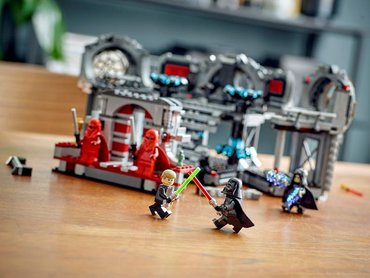 75291 Duelo Final en la Estrella de la Muerte Lego Star Wars montaje