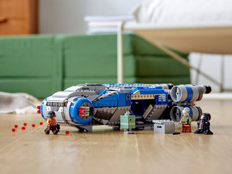 75293 Transporte I-TS de la Resistencia Lego Star Wars set completo
