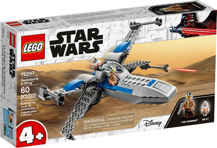 75297 Ala-X de la Resistencia Lego Star Wars caja