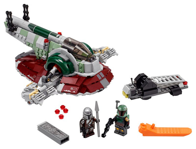 75312 Nave Estelar de Boba Fett Lego Star Wars set completo