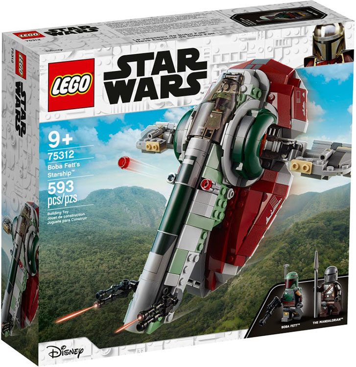 75312 Nave Estelar de Boba Fett Lego Star Wars unboxing