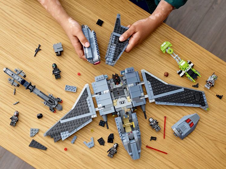 75314 The Bad Batch Lanzadera de Ataque Lego Star Wars montaje