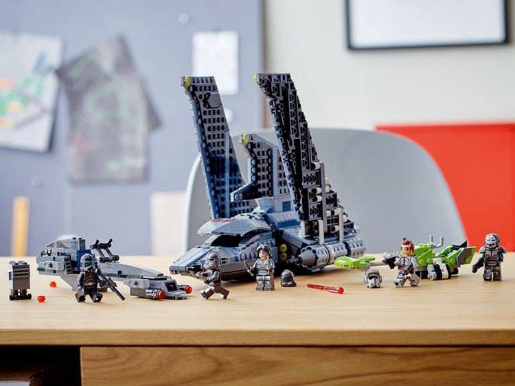 75314 The Bad Batch Lanzadera de Ataque Lego Star Wars review