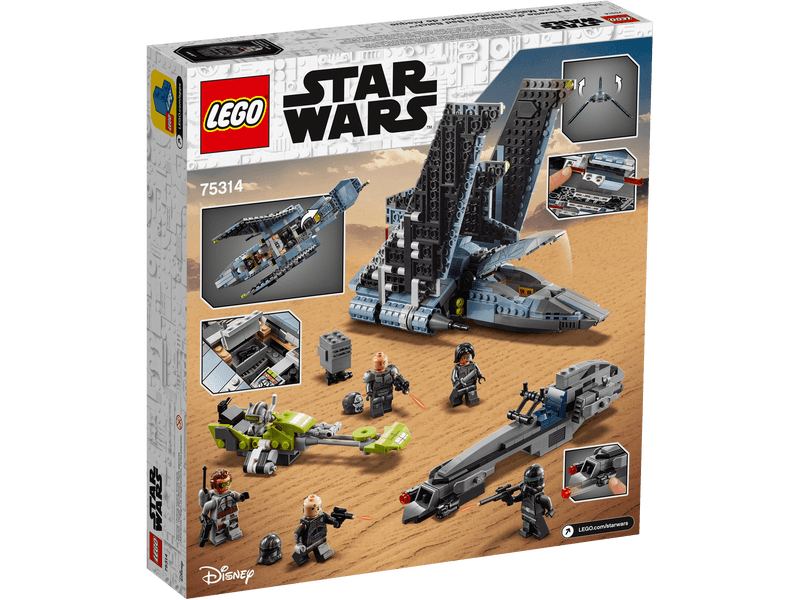 75314 The Bad Batch Lanzadera de Ataque Lego Star Wars unboxing