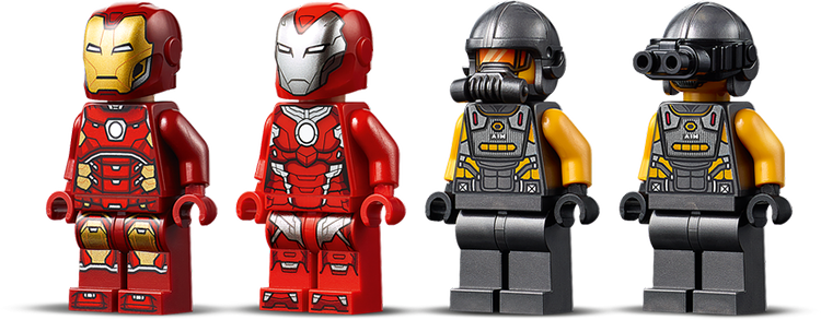 76164 Hulkbuster de Iron Man vs. Agente de A.I.M. Lego Marvel minifiguras