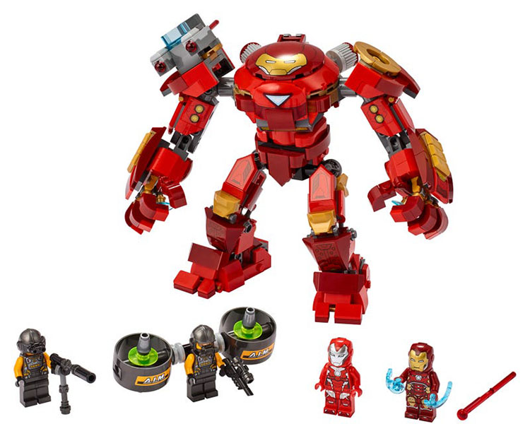 76164 Hulkbuster de Iron Man vs. Agente de A.I.M. Lego Marvel set completo