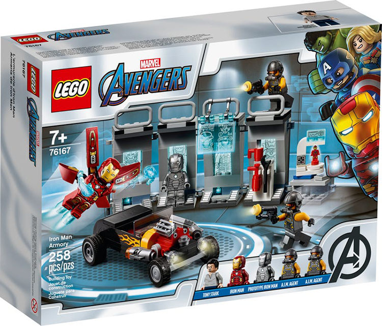 76167 Armeria de Iron Man Lego Marvel caja