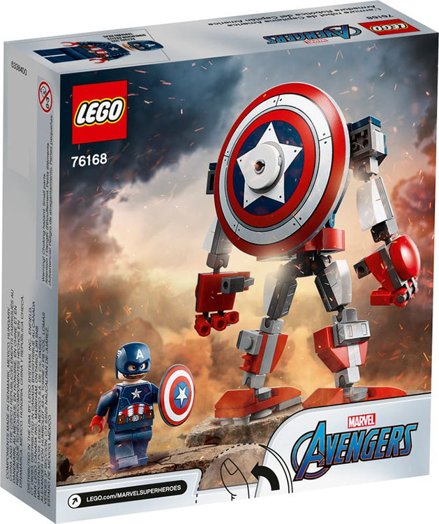 76168 Armadura Robotica del Capitan America Lego Marvel caja
