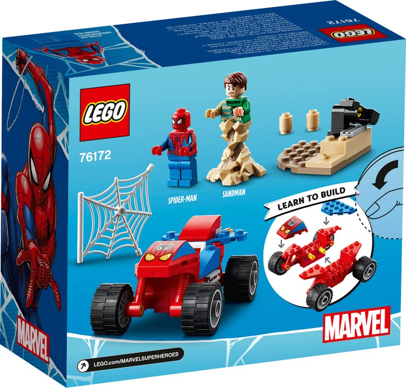 76172 Batalla Final entre Spider-Man y Sandman Lego Marvel set completo