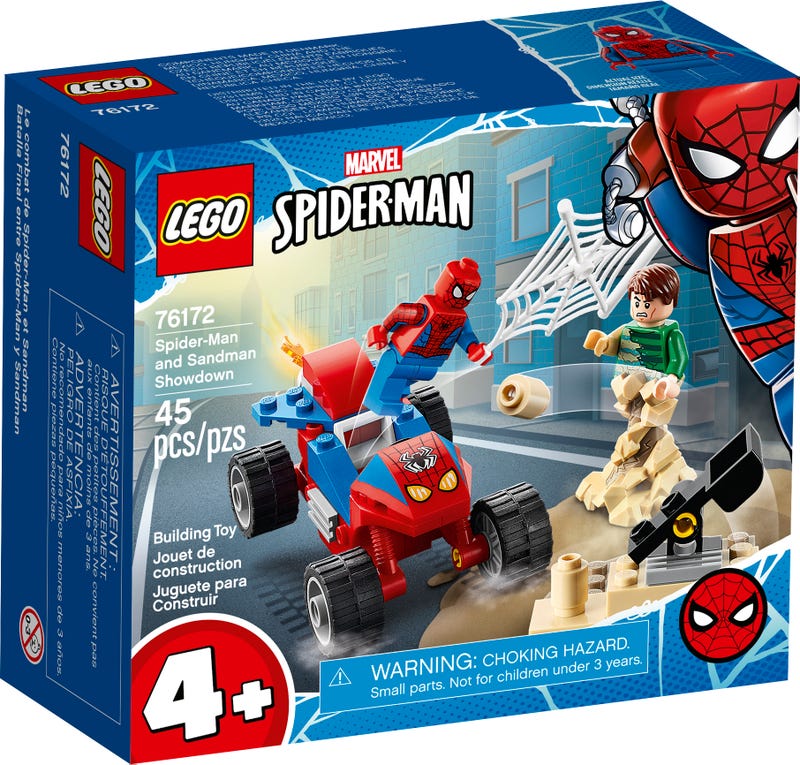 76172 Batalla Final entre Spider-Man y Sandman Lego Marvel umboxing